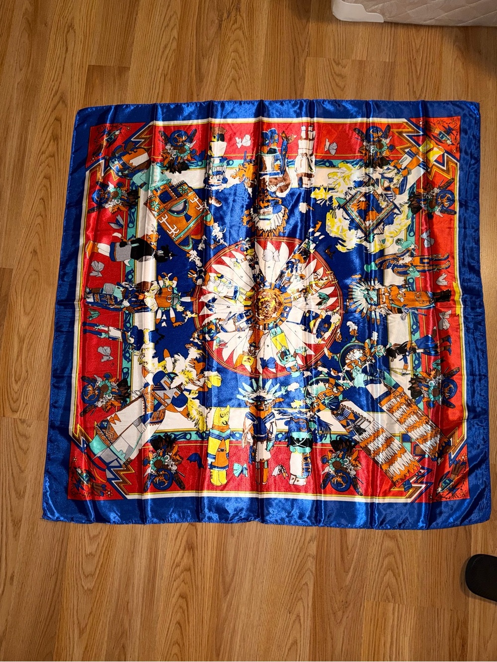 FASHION SCARF! Impression of        G U C C I Multicolor Silk Scarf